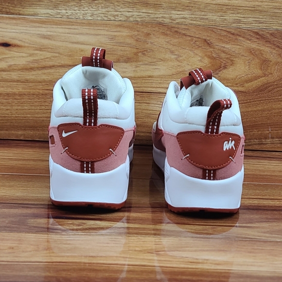 Nike Air Max 90 Futura Red Stardust/Rugged Orange FQ8881-618 Women's Size 7.5 - Picture 5 of 8